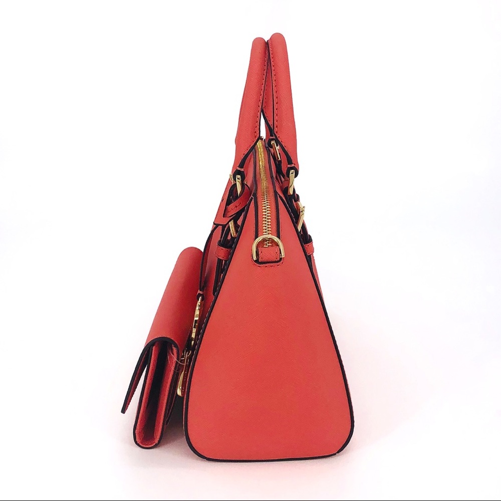 2PCS Michael Kors Ciara Medium Satchel Wallet Set - Picture 3 of 8